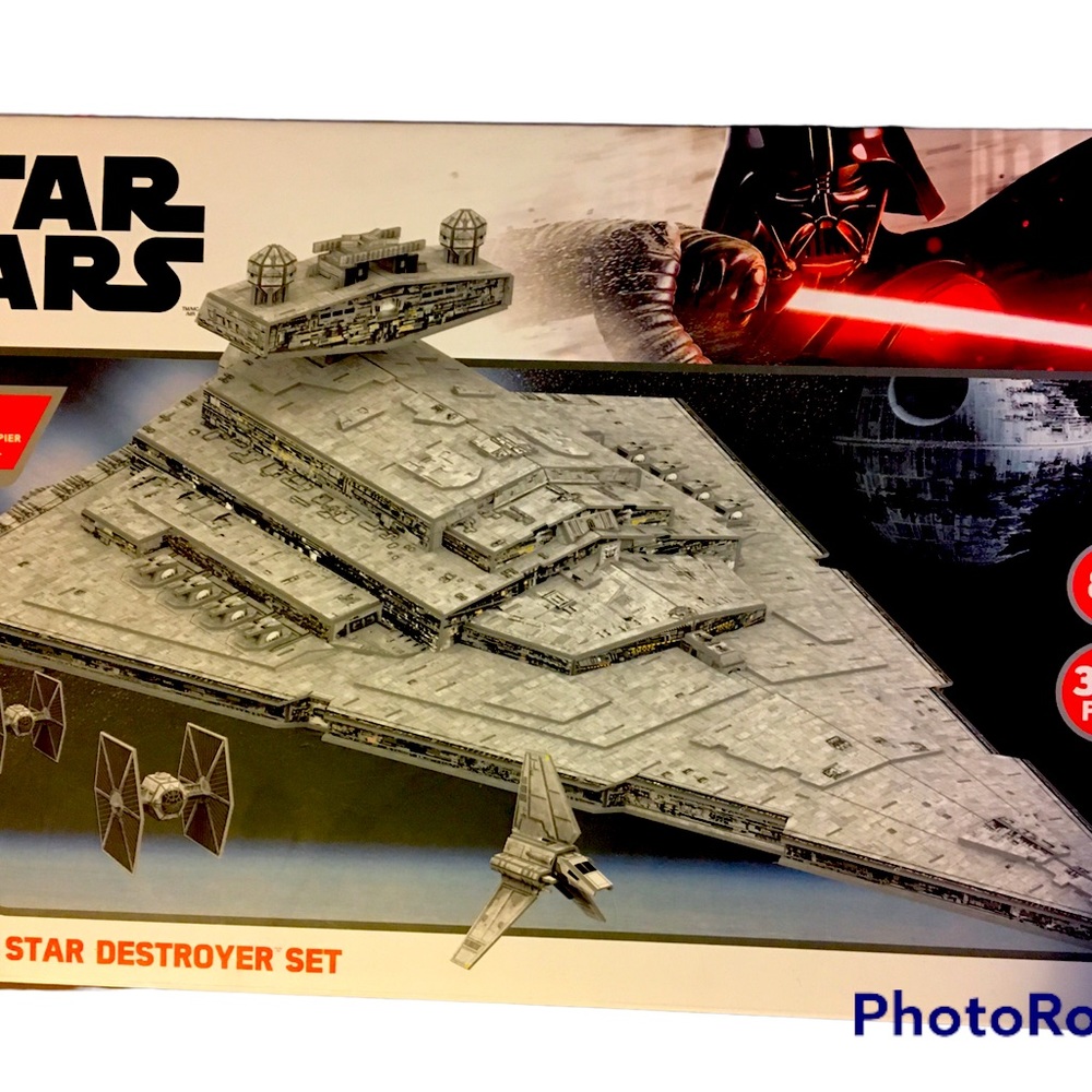 StarWars Imperial StarDestroyer Set paper Model Kit